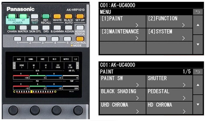 Panasonic AK-HRP1010GJ Standard Full Function Remote Operation Panel For AK Studio Cameras