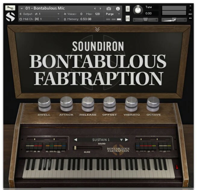 Soundiron Bontabulous Fabtraption Vintage '70s Italian Synth Organ For Kontakt [Virtual]