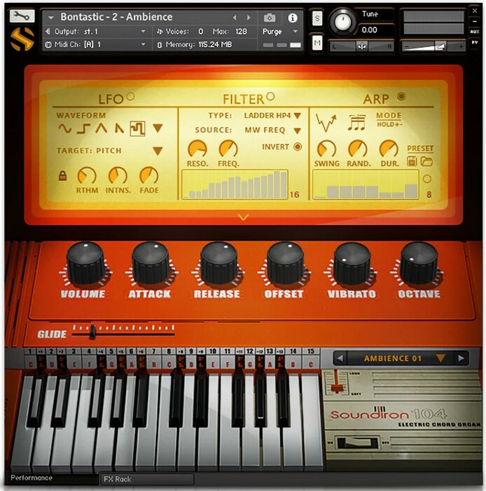 Soundiron Bontastic! Vintage Organ For Kontakt [Virtual]