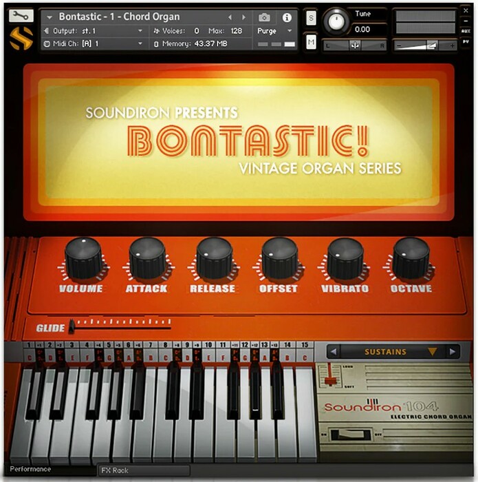 Soundiron Bontastic! Vintage Organ For Kontakt [Virtual]