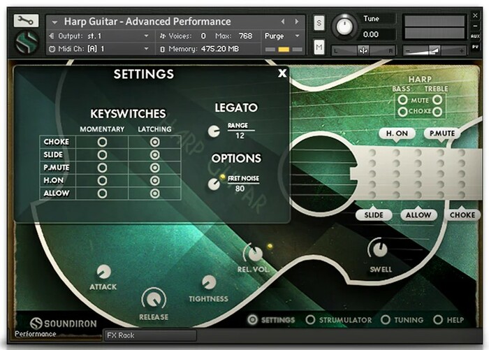 Soundiron Brad Hoyt's Harp Guitar Acoustic Harp Guitar For Kontakt [Virtual]