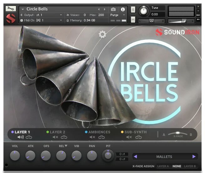 Soundiron Circle Bells Resonant Conical Bells For Kontakt [Virtual]