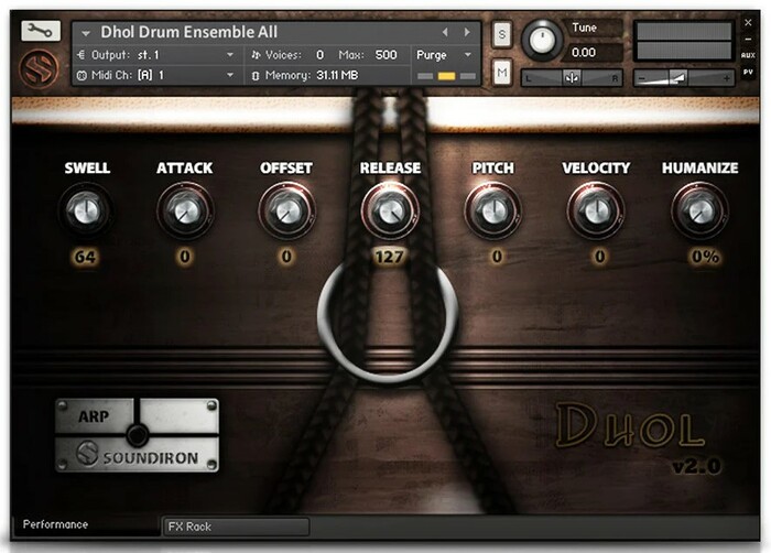 Soundiron Dhol Drum Heavy Indian Percussion Library For Kontakt [Virtual]