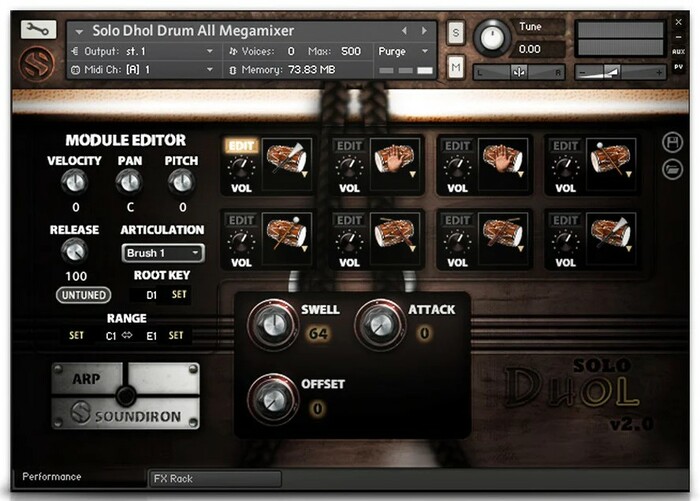 Soundiron Dhol Drum Heavy Indian Percussion Library For Kontakt [Virtual]