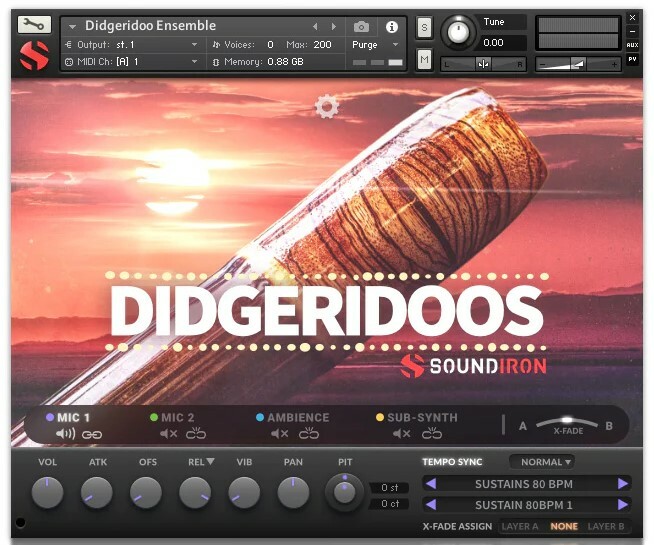Soundiron Didgeridoos Didgeridoo Wind Instrument [Virtual]