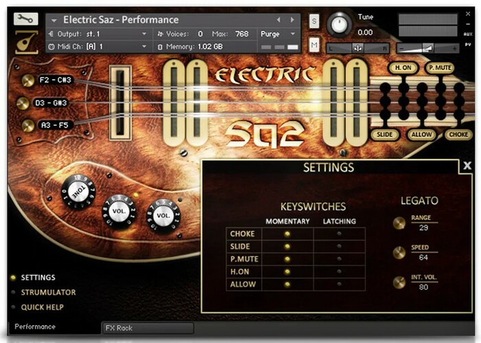 Soundiron Electric Saz Turkish Electro-Acoustic Strings For Kontakt [Virtual]