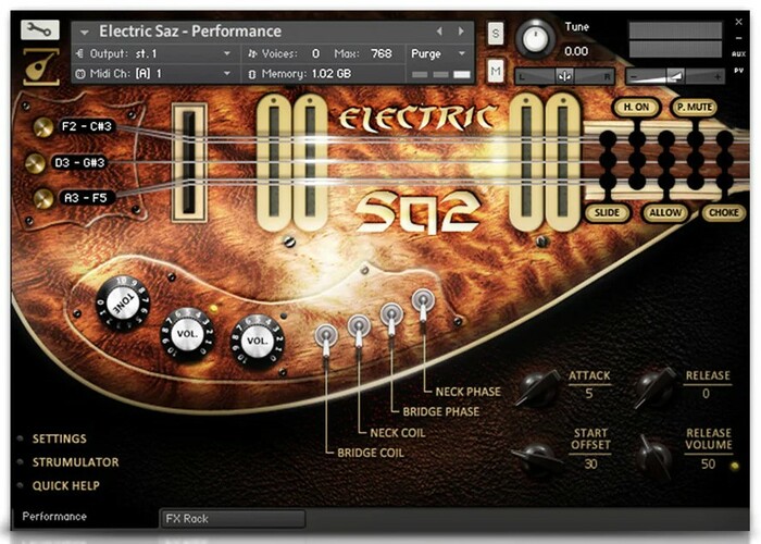 Soundiron Electric Saz Turkish Electro-Acoustic Strings For Kontakt [Virtual]