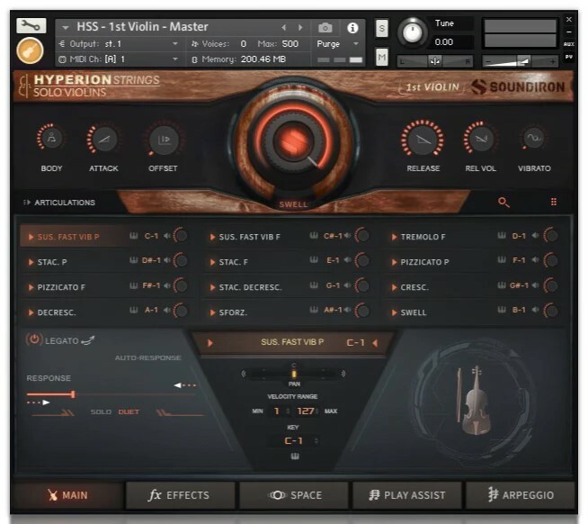 Soundiron HYPERION-STRINGS-SVI Solo Violins For Kontakt Player And NKS [Virtual]