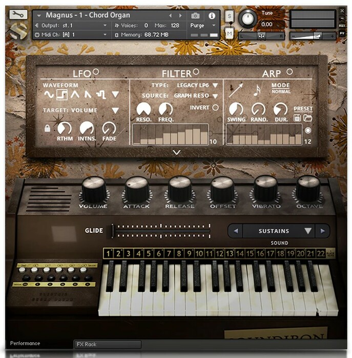 Soundiron Magnus 1960s Chord Organ Modernized For Kontakt [Virtual]