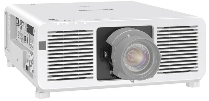 Panasonic PT-REZ10LWU7 10,000 Lumens WUXGA Laser Projector, White, Body Only