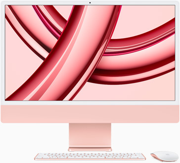 Apple 24" iMac M3 - 8GPU - 256GB 24" Computer With Retina 4.5K Display, M3 Chip, 8-Core CPU And 8-Core GPU, 256GB SSD