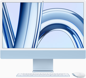 Apple 24" iMac M3 - 8GPU - 256GB 24" Computer With Retina 4.5K Display, M3 Chip, 8-Core CPU And 8-Core GPU, 256GB SSD