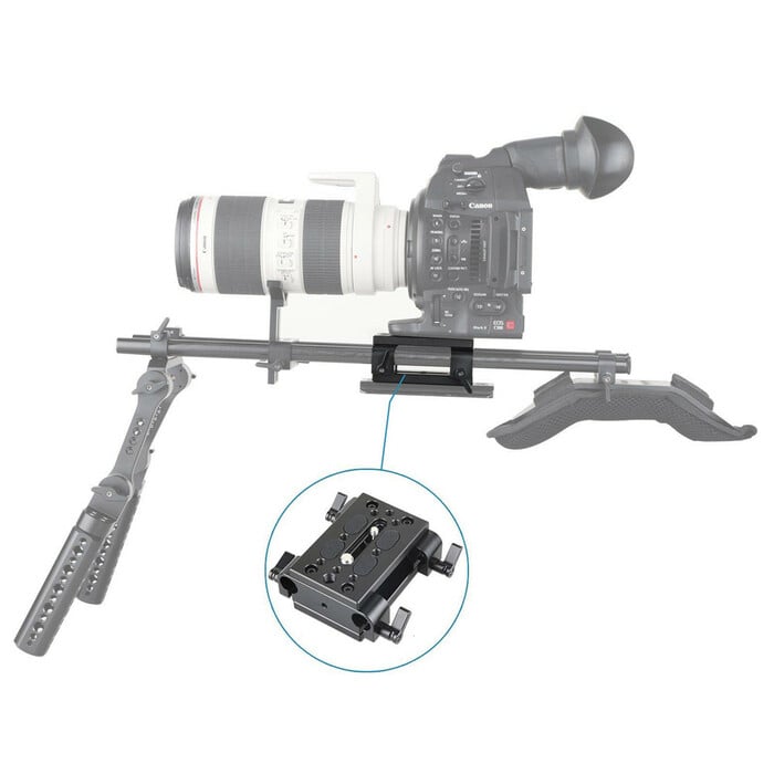 SmallRig 1798 Tripod Mounting Kit With 15mm Rail Block