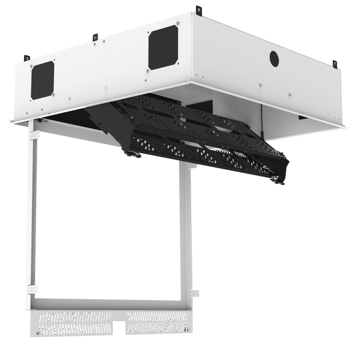 Atlas IED CR222-NR 2' X 2' Ceiling-Mount Rack Without Projector Pole Adapter, 2RU