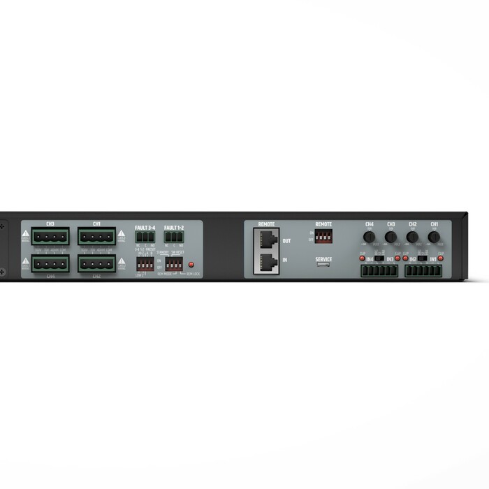 LD Systems LDS-IPA424T DSP Power Amplifier 4 Channels 2400W@4 OHM/100V/70V