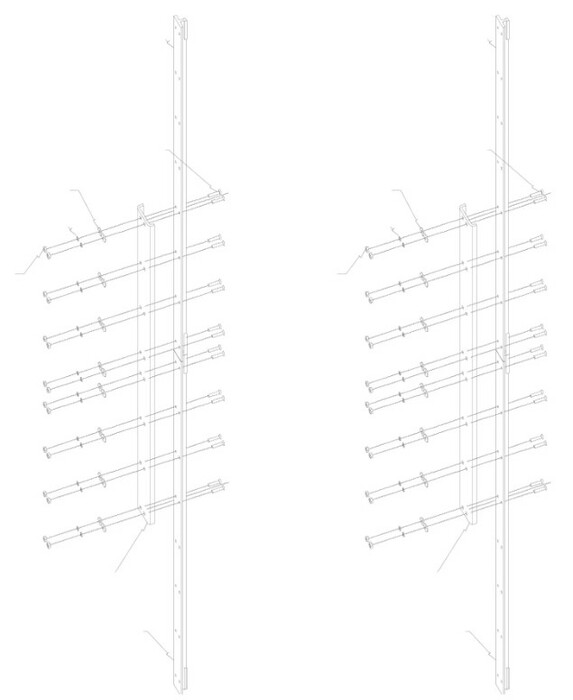 Biamp ENT-CB2 TWO COUPLER BRACKETS FOR ENTASYS COLUMN LINE ARRAY