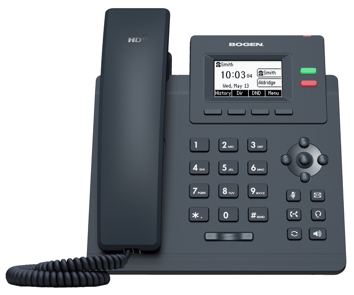 Bogen NQ-T2000 Nyquist IP Paging System, Staff IP Phone, Basic LCD Display