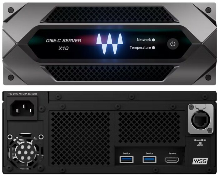 Waves SGS1C SoundGrid Server One-C DSP Unit, Half Rack