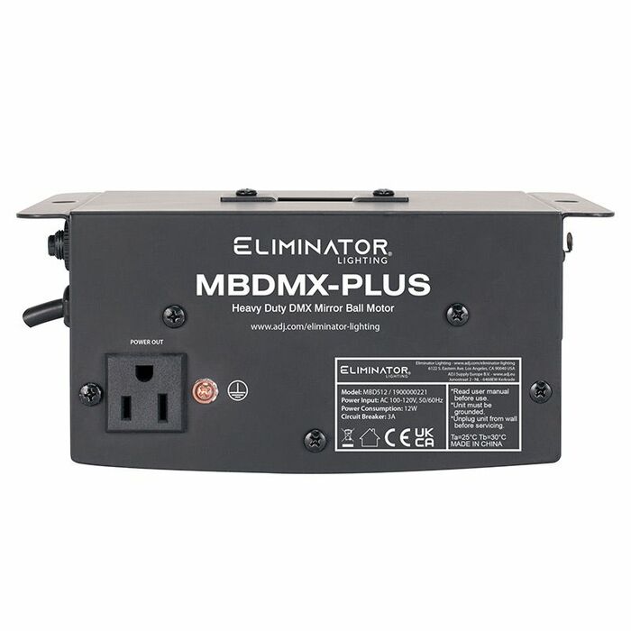 ADJ MBDMX-PLUS Heavy Duty DMX Mirror Ball