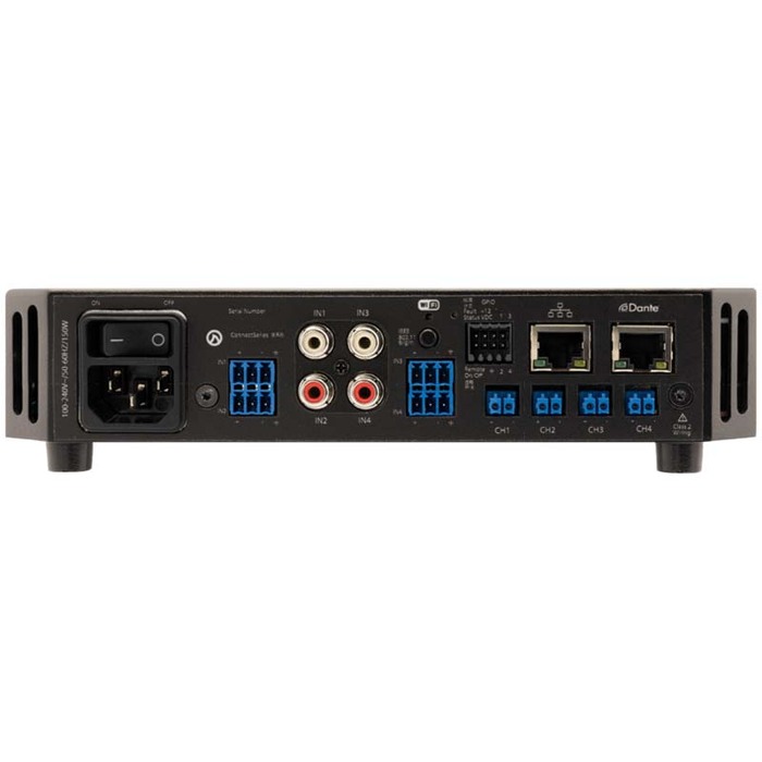 LEA Professional CONNECT 34 4 Channel X 30W @ 4/8 Ohms, 70/100V Smart Amplifier W/ DSP, Wi-Fi Or FAST Ethernet Connectivity, IoT-Enabled, 1/2 RU