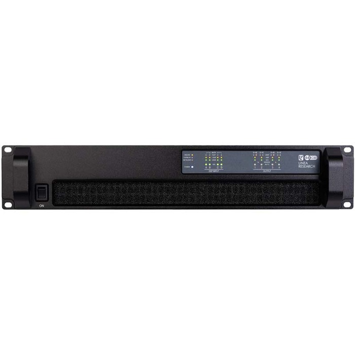 Linea Research 44C20-DANTE Dante 4-Channel Installation Amplifier, 20,000W RMS