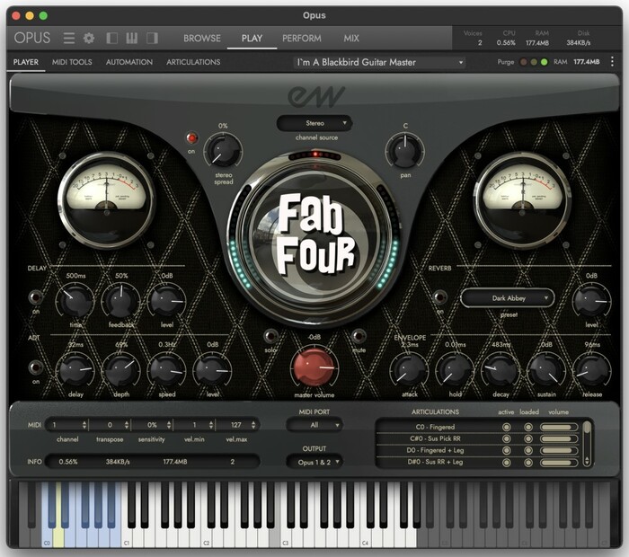 EastWest FAB FOUR Beatles Inspired Full Combo Sample Library [Virtual]