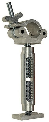 The Light Source MTB8TO12-MLM-X3V-T Turnbuckle, Adjustable 8"12", X3V Quarter Turn Mounting Plate, Silver