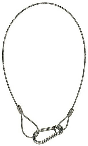 The Light Source SC 30" Safety Cable, Silver
