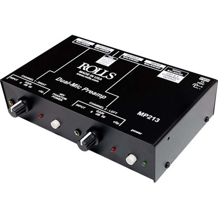 Rolls MP213 2 Channel Microphone Preamp