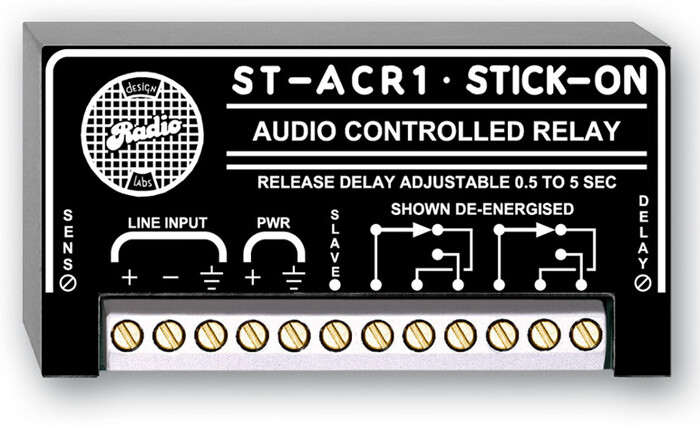 RDL STACR1 [Restock Item] Line-Level Audio Controlled Relay