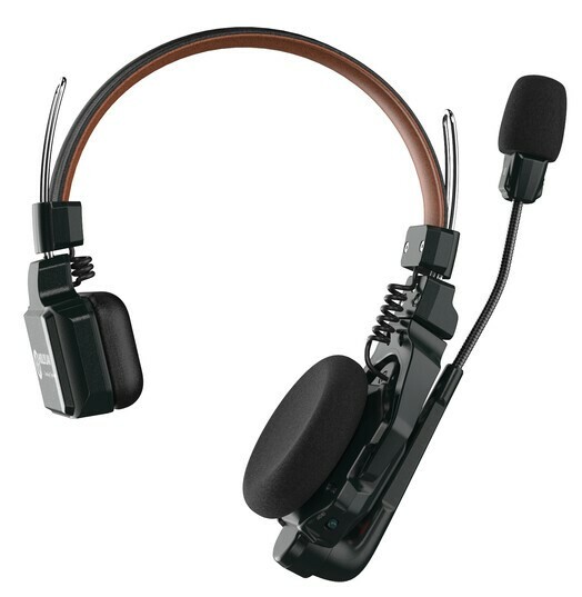 Hollyland Solidcom C1 Pro Wireless Stereo Master Headset Full-Duplex Dual-Mic ENC Single-Ear Headset Intercom, Link Up To 7 Solidcom C1 Pro Remotes, 1.9 GHz DECT Band