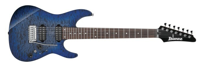 Ibanez AZ427P2QM Premium Series AZ427P2QM Electric Guitar, Twilight Blue Burst