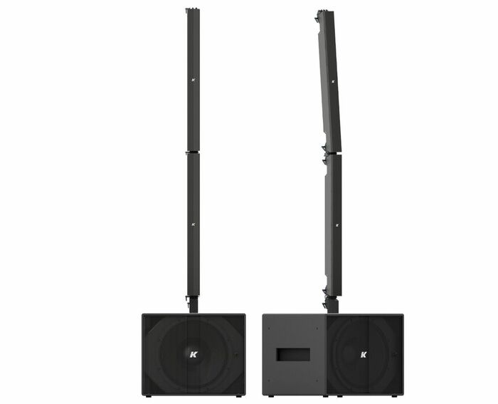 K-Array Pinnacle-KR402 II Powered Stereo System With Mounting Hardware