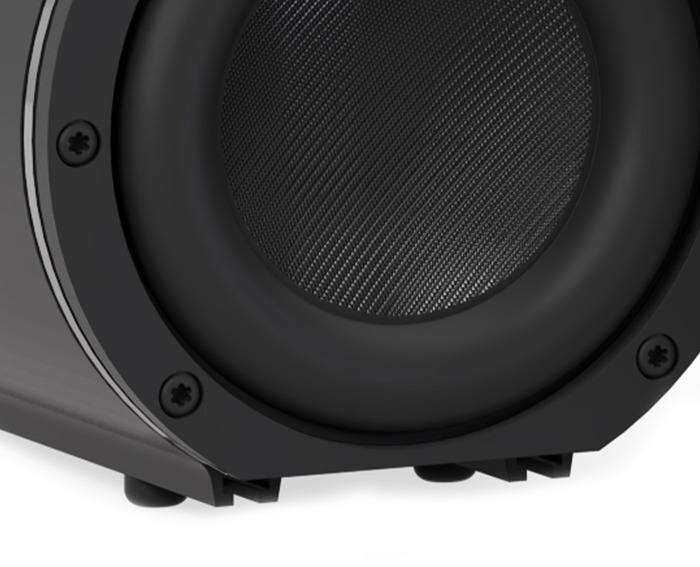 K-Array Truffle-KTR24 Compact 2 Ohm Passive Subwoofer With 4” Woofer + Passive Radiator, Black