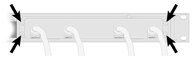 Drawmer SP2120TPC Tamper Proof Cover For Rear Connectors