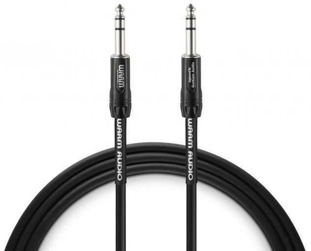 Warm Audio Pro-TRS-3' Pro Series Studio And Live TRS Cable, 3'