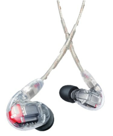 Shure SE846G2 Quad-Driver Earphones, Gen 2, With Professional 64" Cable