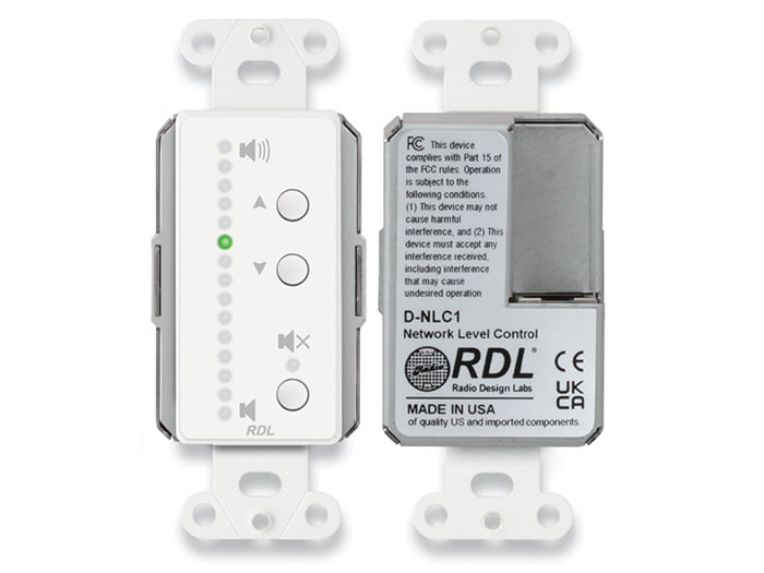 RDL D-NLC1 Network Remote Control With LEDS