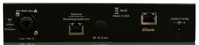 Williams AV WF T5C-D 1-Channel Audio Over Wi-Fi Streaming Device With Dante