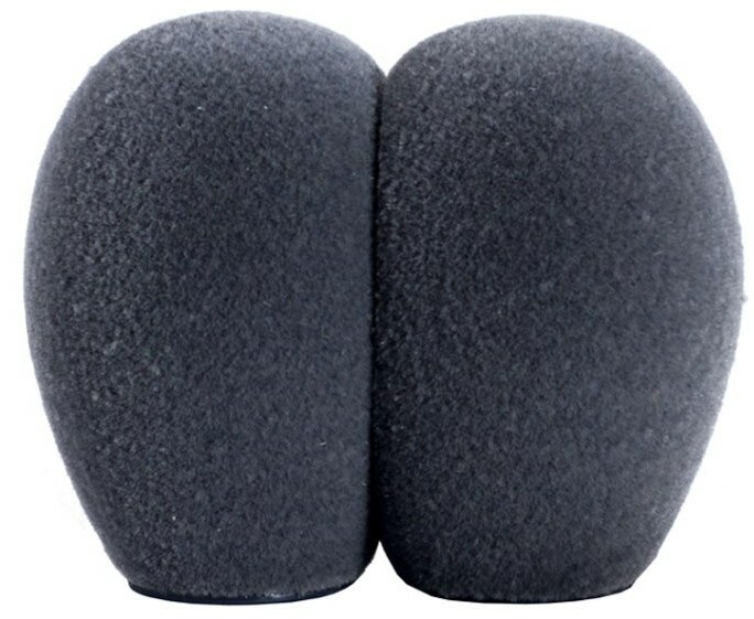 Schoeps B55D Dual Hollow Foam Teardrop Popscreen, Flocked Gray