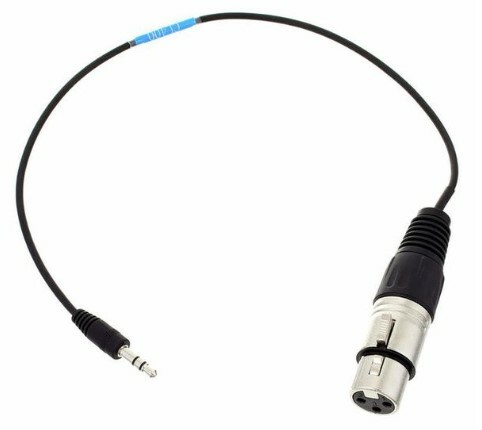Sennheiser CL 400 3-Pin XLR Female To 3.5mm Mini-Link Stereo Cable, 40cm