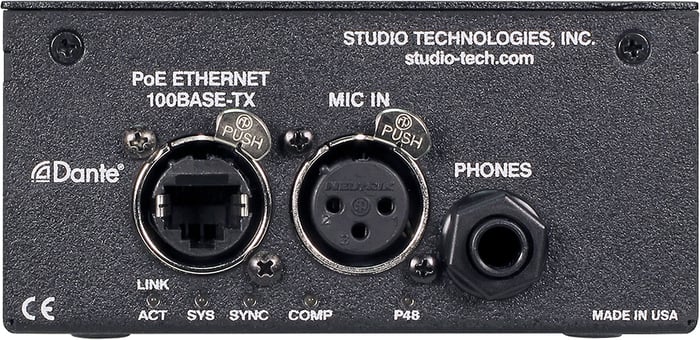 Studio Technologies Model 203 Announcer’s Console With Dante