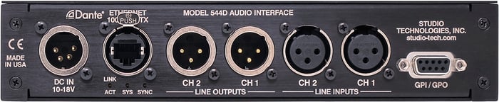 Studio Technologies Model 544D Dante To Analog Audio Interfaces