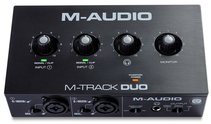 M-Audio M-Track Duo 2-in, 2-out USB Audio Interface