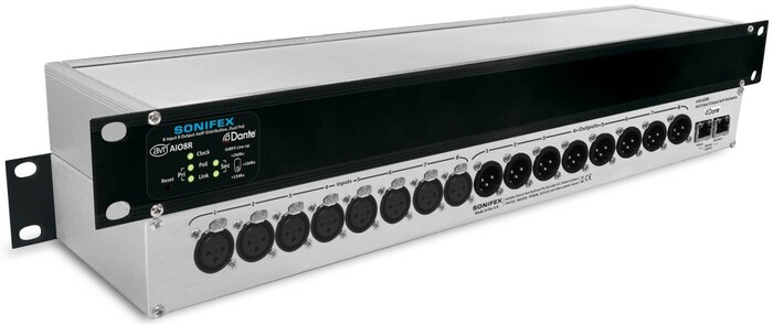 Sonifex AVN-AIO8R 8 Input/8 Output Dual Dante Interface, PoE