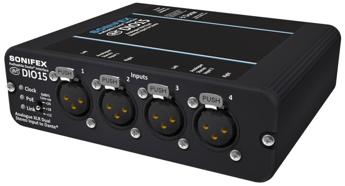 Sonifex AVN-DIO15 4 Analogue XLR Inputs To Dante