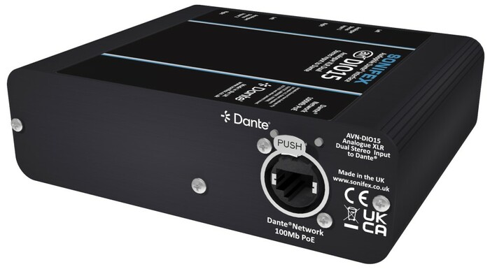 Sonifex AVN-DIO15 4 Analogue XLR Inputs To Dante