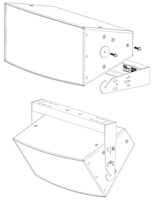 EAW UBKT-MKD1200 U-Bracket For The MKD1200 Loudspeaker