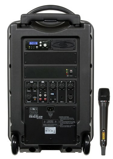 Galaxy Audio Traveler TV10 10" 150W Peak PA System With Handheld Wireless Mic