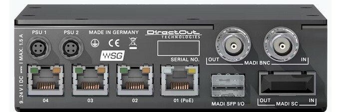 Waves EXBOX.SG Low-Latency Conversion Of 128 Audio Channels Between SoundGrid And MADI Systems